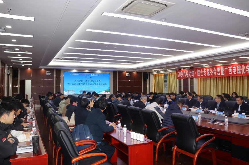 亚博官网参加2024八桂之约·院士专家冬令营暨广西电磁化学物质重点实验室学术年会